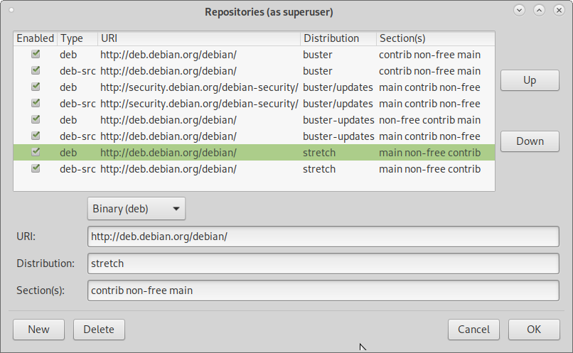 Debian 10 Repositories